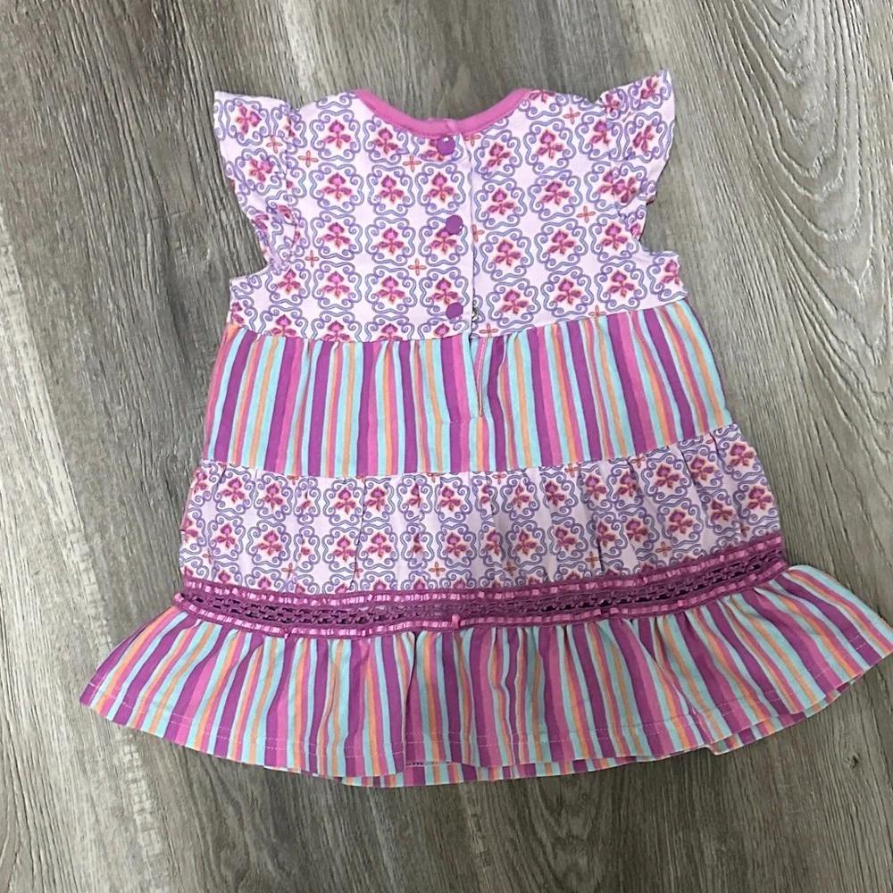 Colorful Striped and‎ Patterned Dress